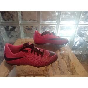 Nike Jr Bravata II FG Soccer Cleat 844442-600 Hot Pink/Black, Girls, Size 4